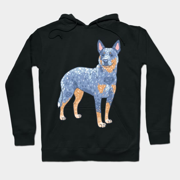 Blue Heeler Hoodie by Csieben